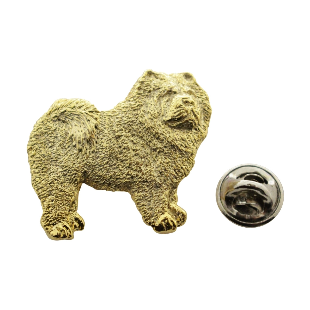 Chow Pin ~ 24K Gold ~ Lapel Pin ~ Sarah's Treats & Treasures
